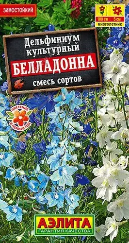 Дельфиниум Белладонна, смесь сортов