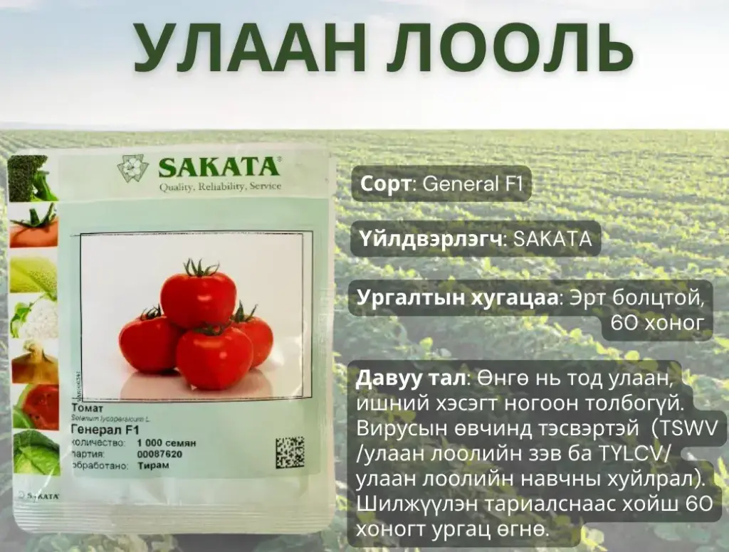 Улаан лооль Генерал F1