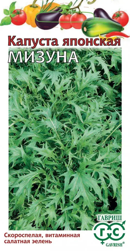 Байцай - Капуста Японская Мизуна