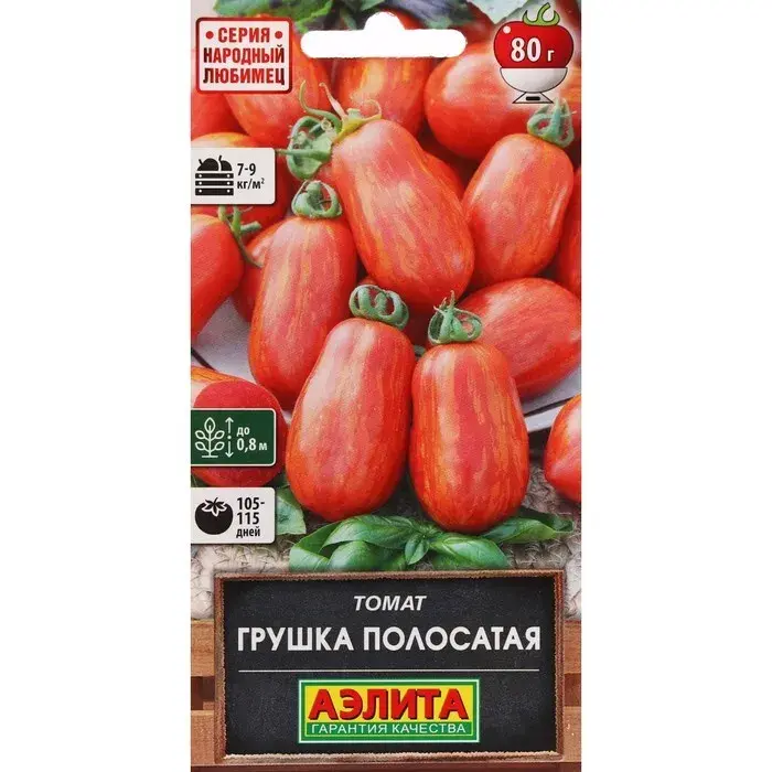 Лооль Томат Грушка полосатая
