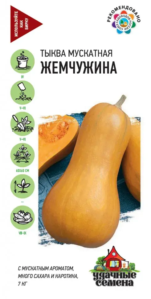 Хулуу Тыква Мускатная Жемчужина