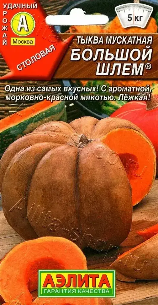 Хулуу Тыква мускатная Большой шлем