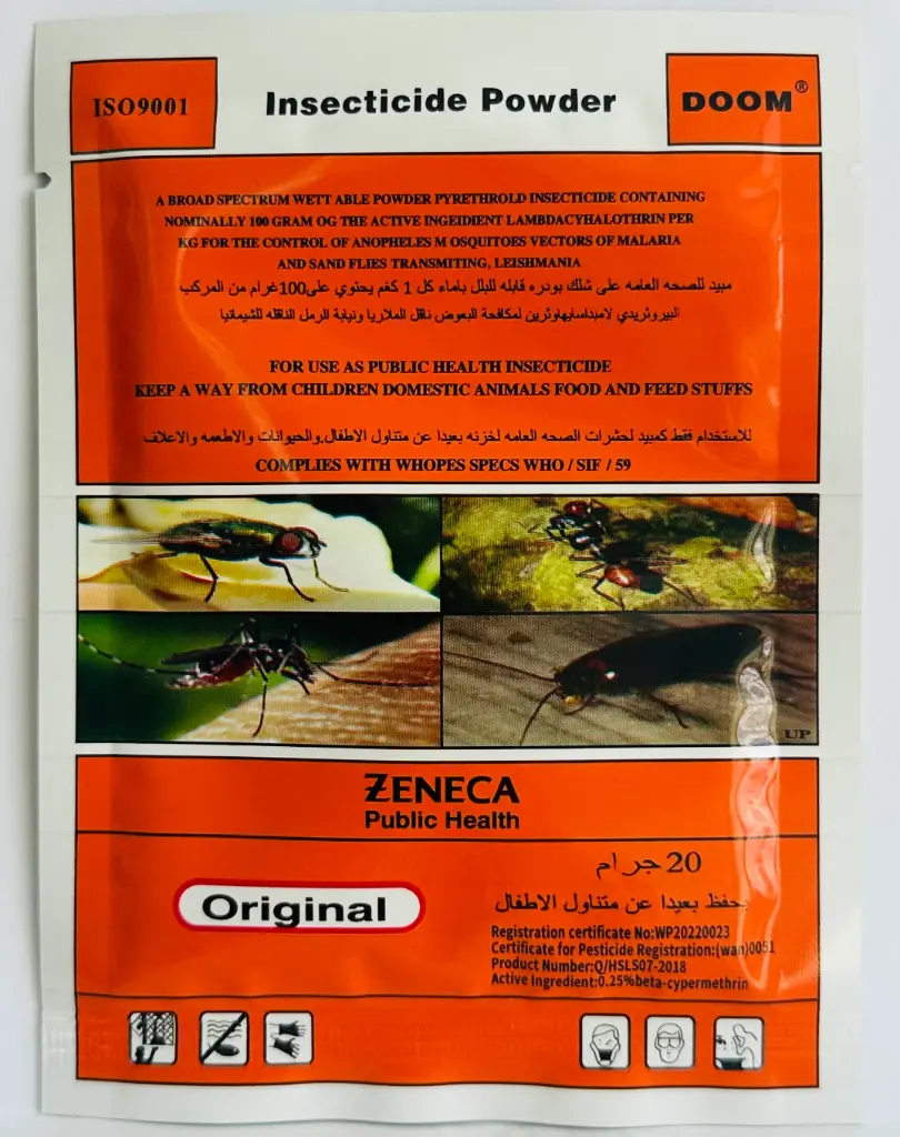 Insecticide power /Бүх төлрийн шавьж устгах нунтаг хор/ 0,25% бета-циперметрин 20гр