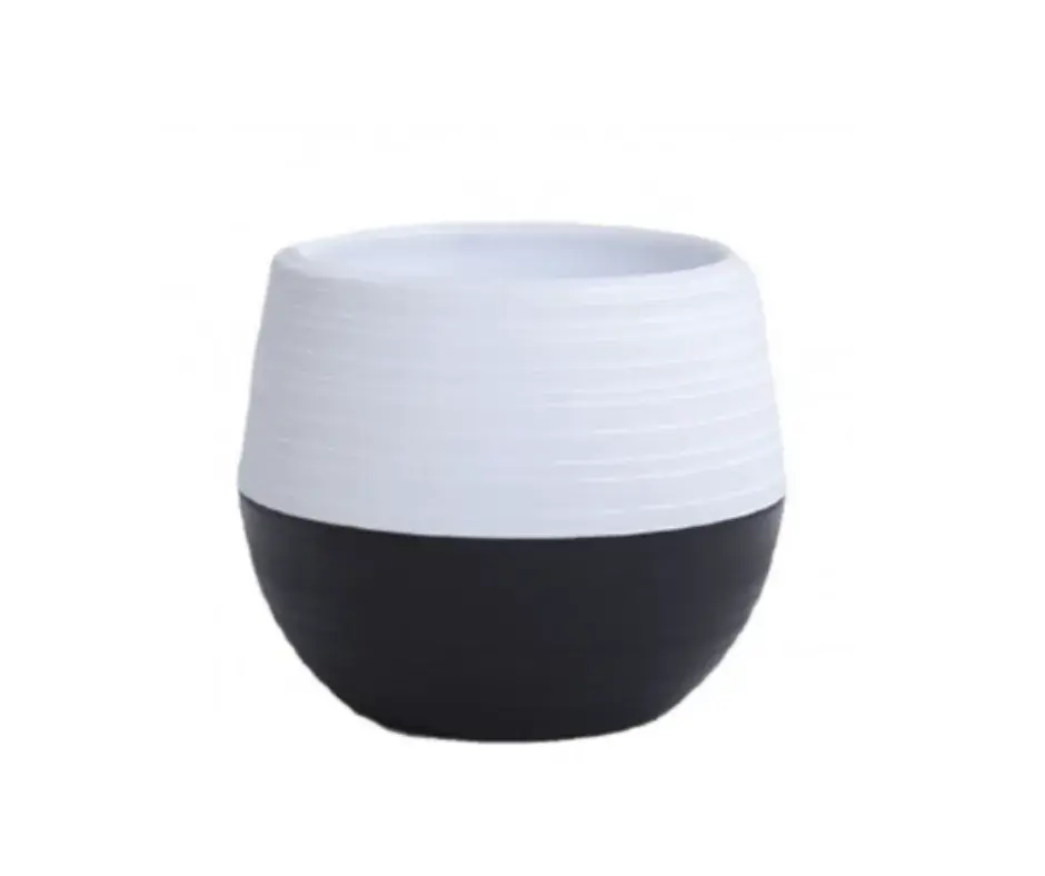 Цэцгийн сав 0.5л хар-цагаан Дуэт