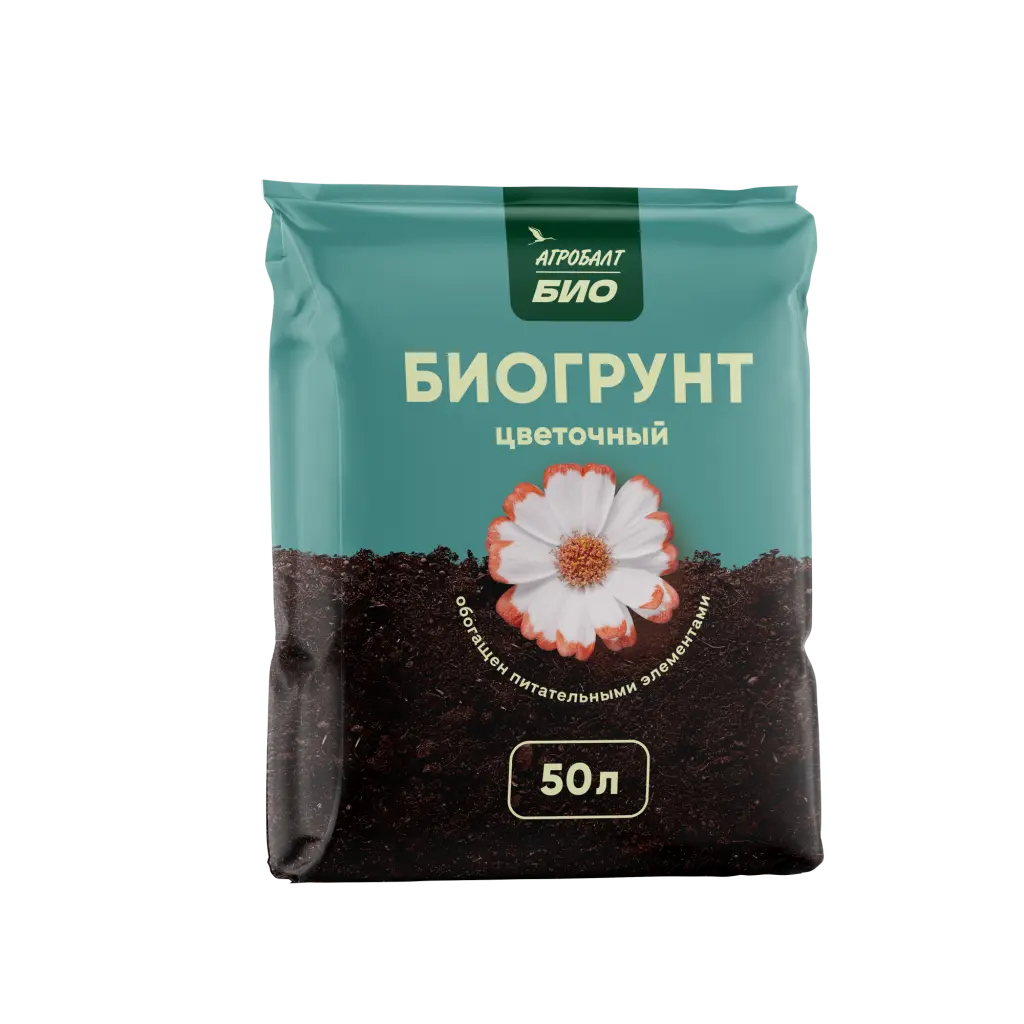 Хөрс АГРОБАЛТ БИО  "Биогрунт Цветочный" 50л 