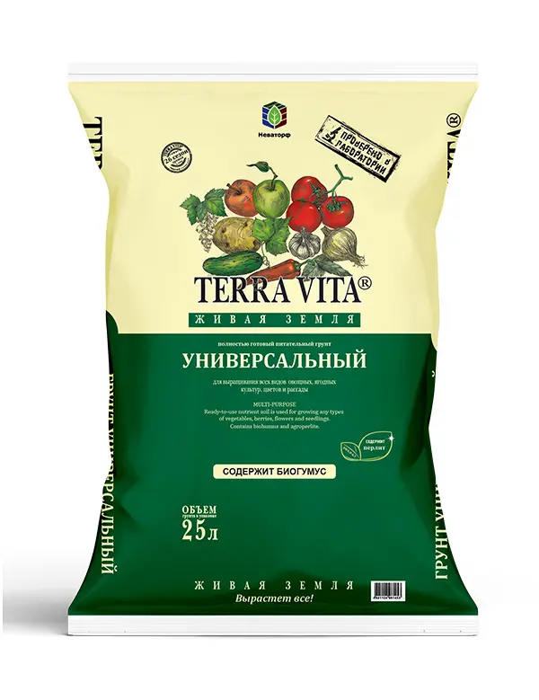 Хөрс TERRA VITA Живая земля (Универсальный) 25л 