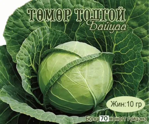 [260116012] Байцай Төмөр толгой 70 хоногтой