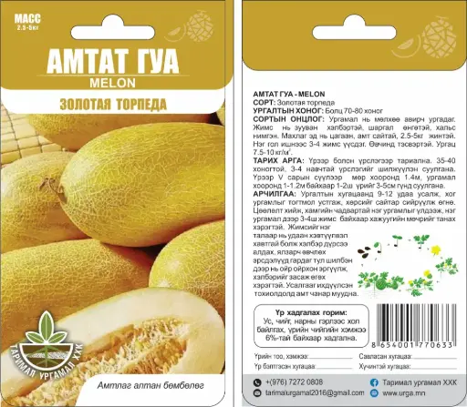[260412002] Амтат гуа Золотая торпеда - Таримал Ургамал