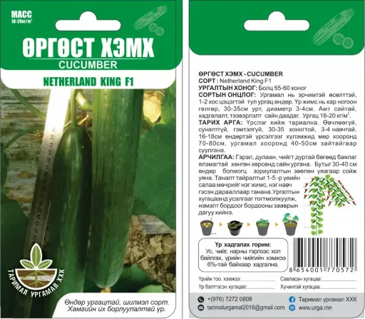 [260402025] Өргөст хэмх Нидерланд Кинг - Таримал Ургамал