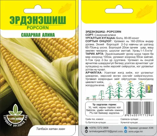 [260415002] Эрдэнэшиш Сахарная Алина - Таримал Ургамал