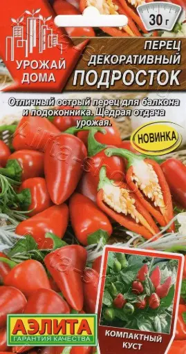 [260408006] Перец декоративный Подросток