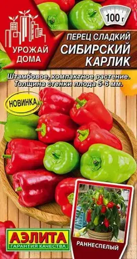 [260408028] Чинжүү Перец сладкий Сибирский карлик