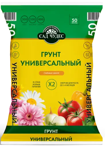 [2701047] Хөрс САД ЧУДЕС (Грунт универсальный) 50л  
